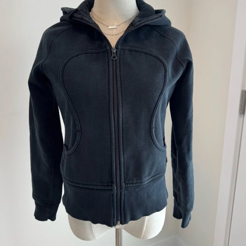 Lululemon - Black Zip-Up Hoodie - Picture 2 of 7